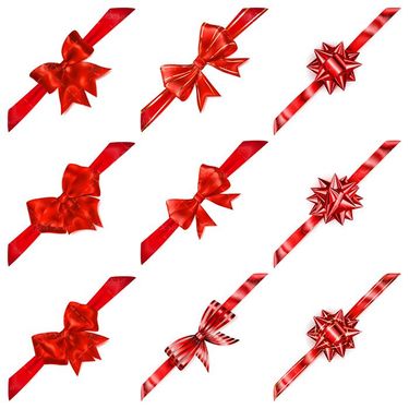 وکتور روبان قرمز وکتور پاپیون قرمز وکتور ربان3