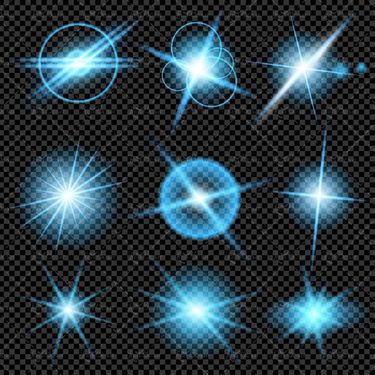 وکتور جلوه نور وکتور ستاره نور وکتور تابش نور 5