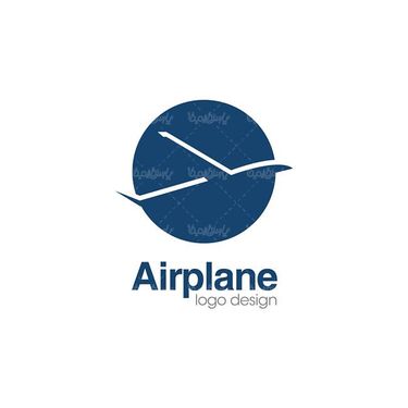 وکتور لوگو آژانس هواپیمایی وکتور لوگو هواپیما 4