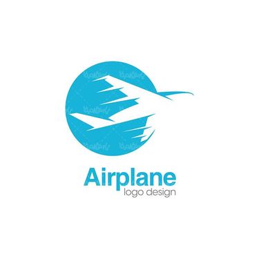 وکتور لوگو آژانس هواپیمایی وکتور لوگو هواپیما 10