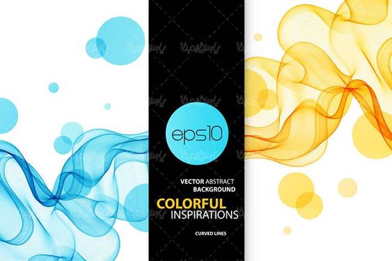 وکتور بک گراند  وکتور موج گرافیکی وکتور حلال رنگی1