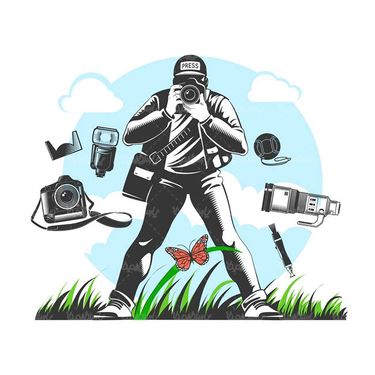 وکتور عکاسی وکتور عکاس وکتور دوربین حرفه ای 14