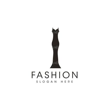 وکتور لباس مجلسی وکتور پوشاک زنانه وکتور لوگو مد لباس