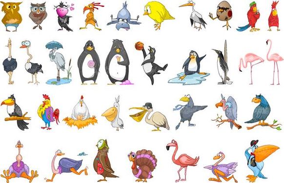 وکتور پرنده وکتور کرکس وکتور جغد وکتور مرغ