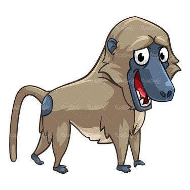 وکتور نقاشی کودکانه وکتور ارانگوتان وکتور میمون