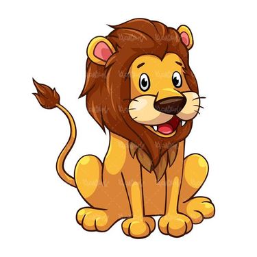 وکتور  شیر جنگل وکتور شیر یال دار وکتور باغ وحش