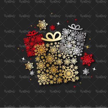 وکتور جعبه کادو وکتور جعبه هدیه گرافیکی 3