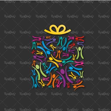 وکتور جعبه کادو وکتور جعبه هدیه گرافیکی 4