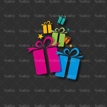 وکتور جعبه کادو وکتور جعبه هدیه گرافیکی 17