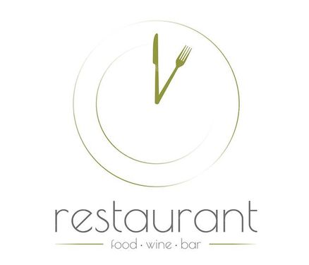 وکتور ظروف آشپزخانه وکتور لوگو رستوران وکتور قاشق چنگال2