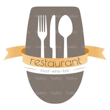 وکتور ظروف آشپزخانه وکتور لوگو رستوران وکتور قاشق چنگال3