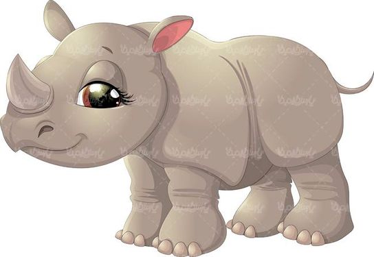 وکتور کرگردن سه بعدی وکتور حیوان غول پیکر