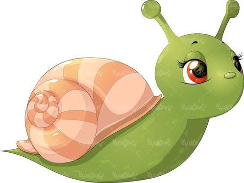 وکتور نقاشی کودکانه وکتور حلزون وکتور باغ وحش