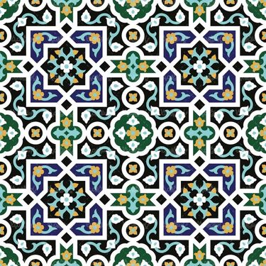 وکتور کاشی کاری وکتور تذهیب وکتور طرح کاشی  اسلیمی24