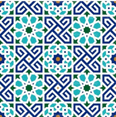 وکتور کاشی کاری وکتور تذهیب وکتور طرح کاشی اسلامی10