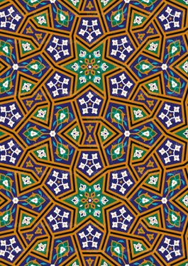 وکتور کاشی کاری وکتور تذهیب وکتور طرح کاشی اسلیمی53