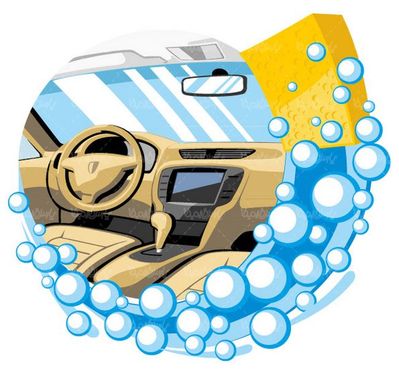 وکتور کارواش وکتور آب کف وکتور ابر ماشین شور