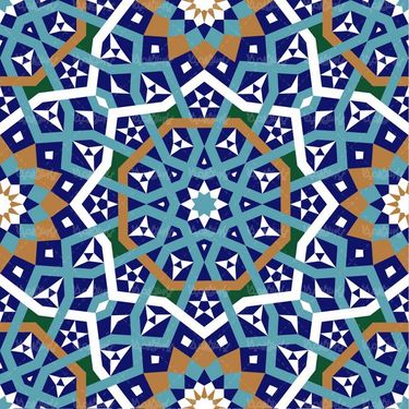وکتور کاشی کاری وکتور تذهیب وکتور طرح کاشی اسلیمی5
