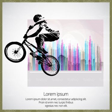 وکتور دوچرخه سواری وکتور پرش با دوچرخه22