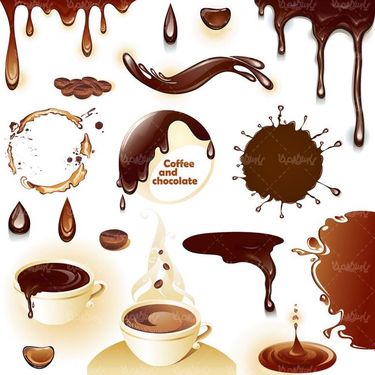 وکتور شکلات وکتور قهوه وکتور شکلات تلخ وکتور قنادی