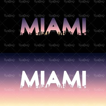 وکتور خانه وکتور ساختمان وکتور برج وکتور شهر میامی