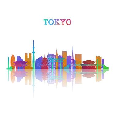 وکتور آپارتمان وکتور ساختمان وکتور برج وکتور شهر توکیو