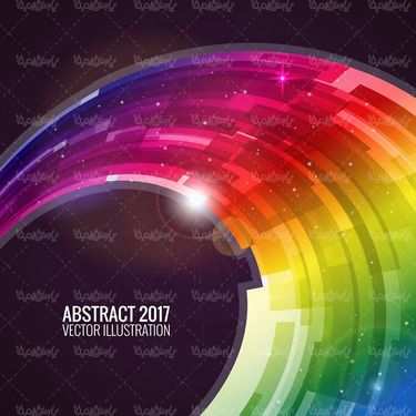 وکتور موج رنگی وکتور موج گرافیکی وکتور جلوه نور رنگی1