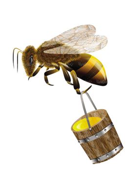 وکتور زنبور عسل وکتور سطل عسل وکتور کلونی زنبور2
