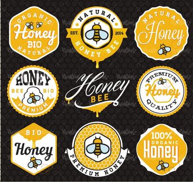 وکتور قاب طلایی وکتور کادر طلایی وکتور لوگو طلایی وکتور لوگو عسل