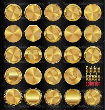 وکتور قاب طلایی وکتور کادر طلایی وکتور لوگو طلایی9