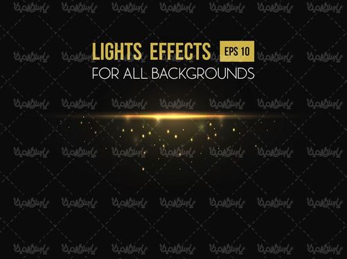وکتور افکت نور وکتور جلوه نور گرافیکی وکتور طلوع نور1