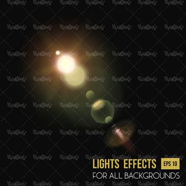 وکتور افکت نور وکتور جلوه نور گرافیکی وکتور ستاره1