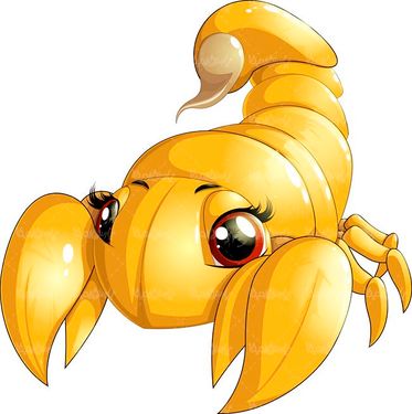 وکتور عروسک سازی وکتور عروسک عقرب  وکتور اسباب بازی