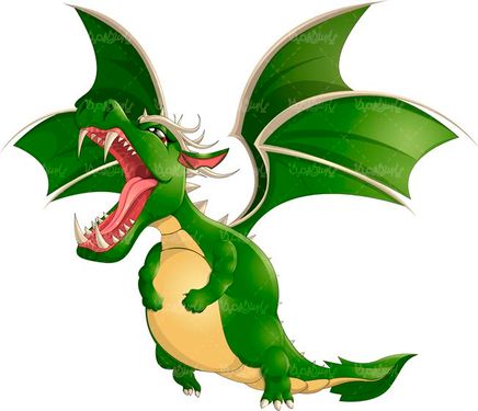وکتور اژدها وکتور حیوان افسانه ای وکتور نقاشی اژدها 11