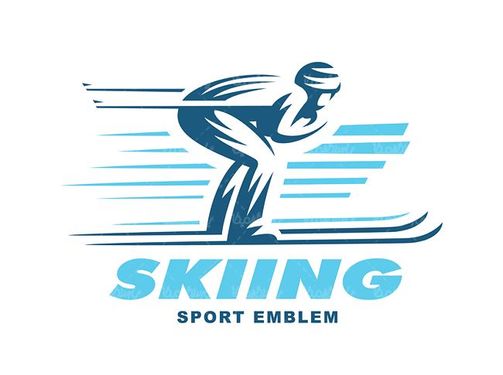 وکتور ورزش زمستانی وکتور اسکی وکتور ورزشکار