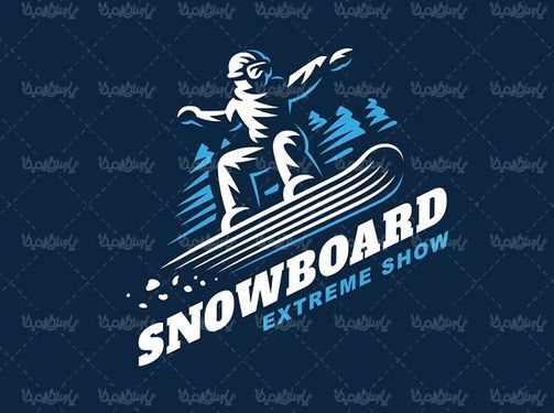 وکتور ورزش زمستانی وکتور اسکی وکتور ورزشکار1