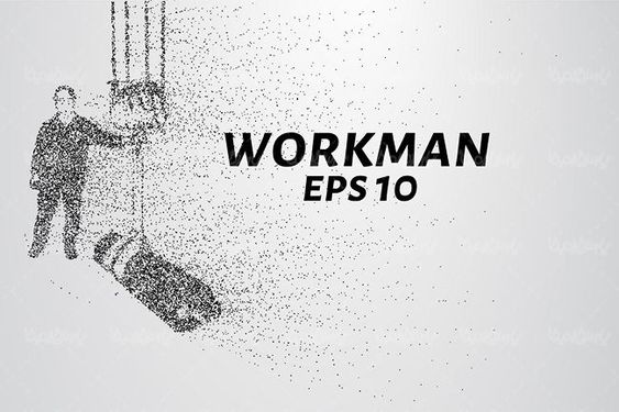 وکتور کارگر ساده وکتور کارگر ساختمانی