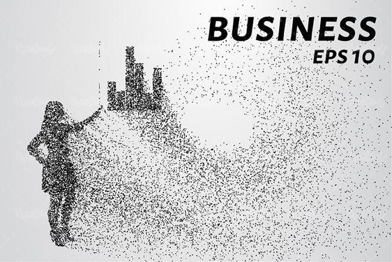 وکتور تجارت وکتور کسب و کار وکتور نمودار  ستونی