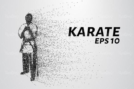 وکتور ورزش وکتور ورزشکار وکتور کاراته