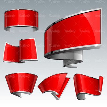 وکتور پرچم انتزاعی وکتور قاب وکتور فریم  وکتور لیبل6