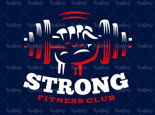 وکتور پاور لیفتینگ وکتور لوگو پرورش اندام2