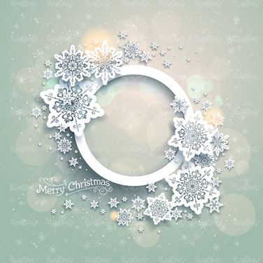 وکتور طرح کریسمس وکتور قاب گل وکتور کادر گل