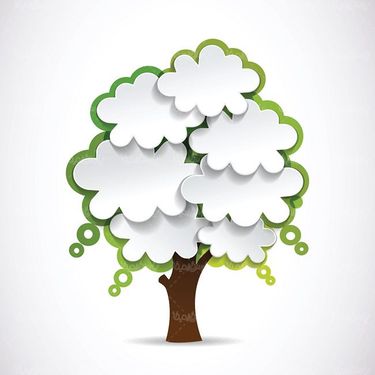 وکتور درخت وکتور لوگو درخت وکتور درخت سرسبز 2