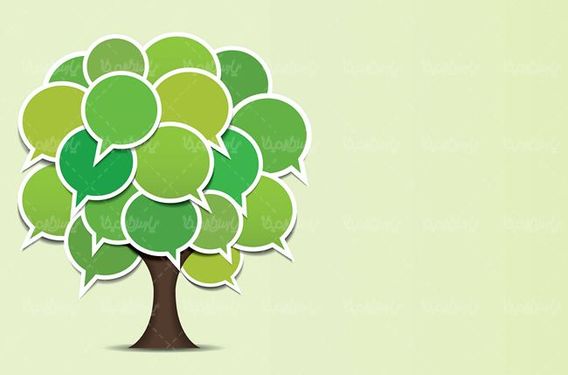 وکتور لوگو درخت وکتور برگ لیبل وکتور برگ برچسبی درخت