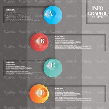 وکتور اینفوگرافی گرافیکی وکتور اینفوگرافی رنگی 06