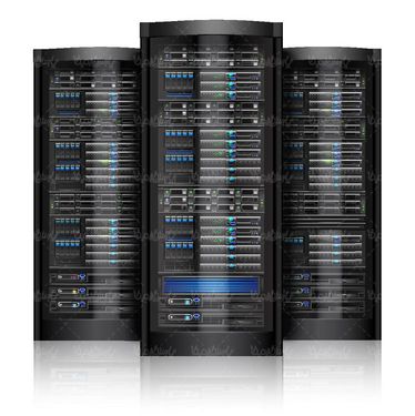 وکتور خدمات کامپیوتری وکتور کیس وکتور هاب وکتور شبکه5