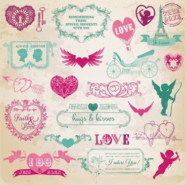 وکتور قلب وکتور عشق وکتور love  وکتور کادر قلبی 55