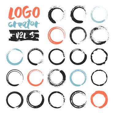 وکتور لوگو دایره ای وکتور آرم دایره وکتور نشان دایره ای