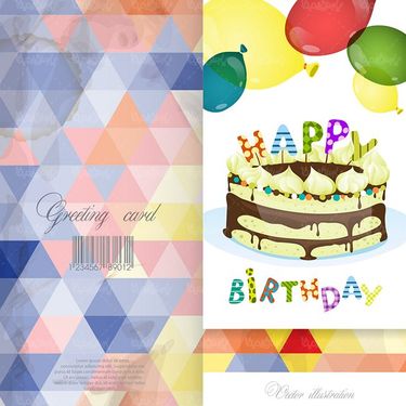 وکتور جشن تولد وکتور کیک تولد وکتور قنادی وکتور کیک خامه ای