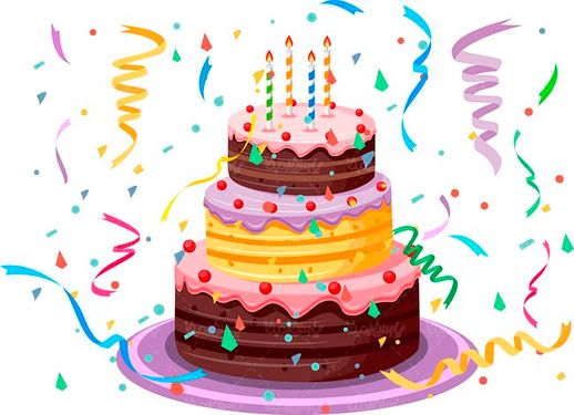 وکتور کیک تولد وکتور وکتور قنادی وکتور کیک خامه ای7